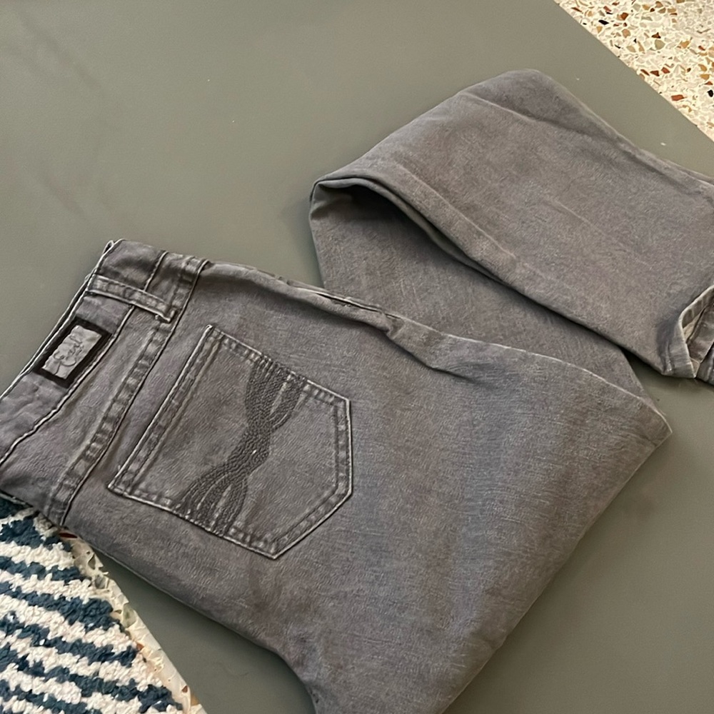 Earl gray straight leg jeans